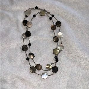 Lia Sophia necklace with shells and crystals